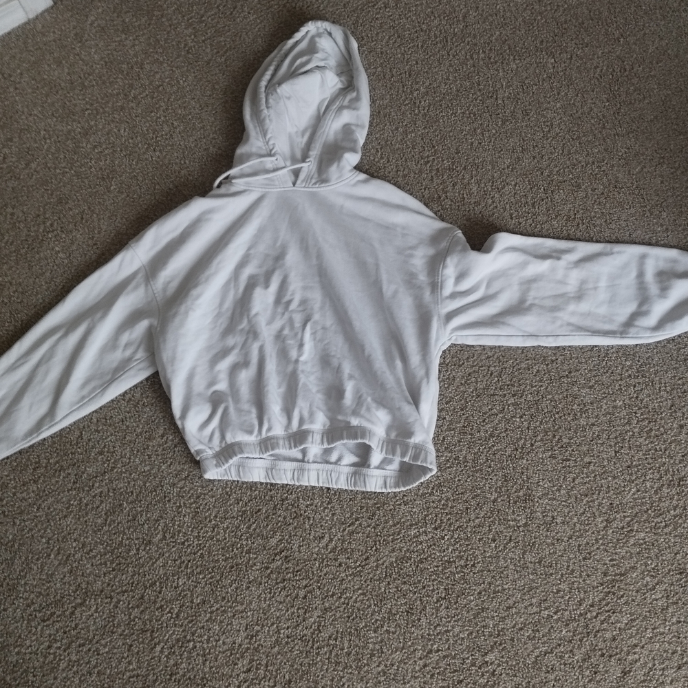 White Bershka Hoodie